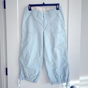 Dockers capri pants with drawstring detail on leg